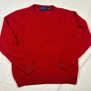 100% Cashmere V Neck Sweater Size Large